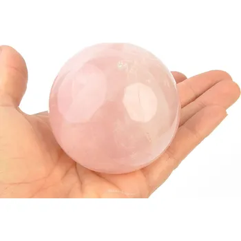 Přírodní kámen Růženín koule 385g Ø 65mm