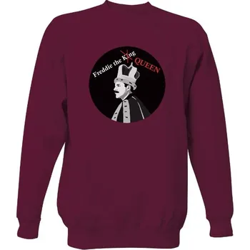 Pánská mikina Mikina bez kapuce Unisex s potiskem Freddie the King - mikina pánské