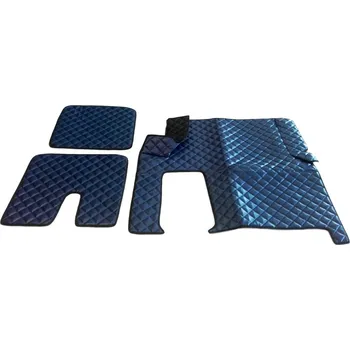 autokoberec Koberce kožené pro MAN TGX od 2007, 1 šuplík, AUTOMAT, modrá barva