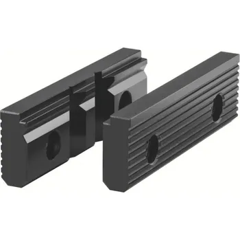 Svěrák Prizmatická a plochá čelist - 2ks RÖHM SBO, 90 mm, nekalená a modřená