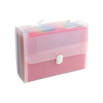 Aktovka na dokumenty Spisovka Exacopmta Crystal - A4 / 24 přihrádek