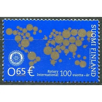 Poštovní známka (2005) MiNr. 1735 ** - Finsko - 100 roků Rotary International