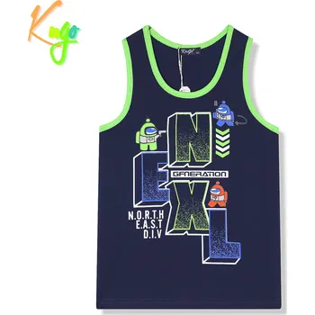 Chlapecké tílko - KUGO FC0273, tmavě modrá Barva: Modrá tmavě, Velikost: 128