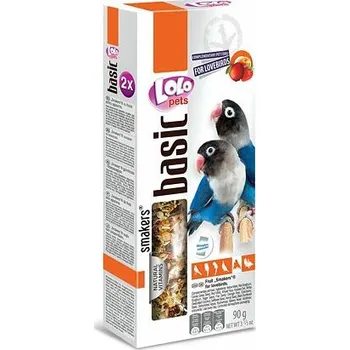 Krmivo pro ptáka LOLO SMAKERS 2 klasy ovocné pro agapornisy 90 g