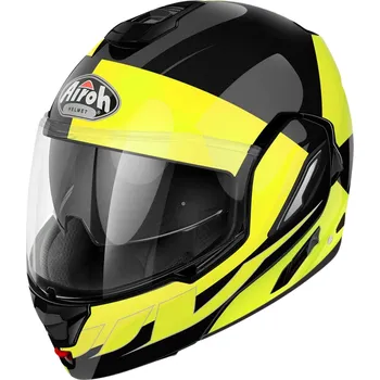 Helma na motorku Překlápěcí helma AIROH Rev19 Yellow - XL