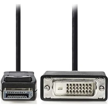 Držák monitoru NEDIS kabel DisplayPort - DVI/ zástrčka DisplayPort - 24+1pinová zástrčka DVI-D/ černý/ 1m