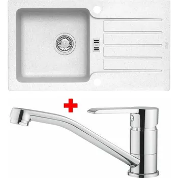 Set Alveus NIAGARA 30 + RUTA chrom Barva: Bílá, Označení: White + Dárek