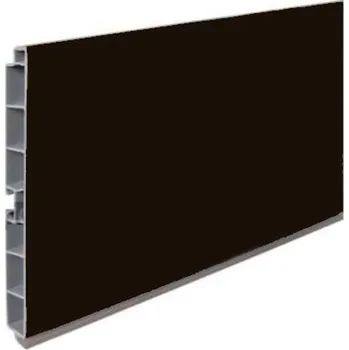 soklová lišta REHAU Lišta soklová 4 m černá matná Výška: 150 mm