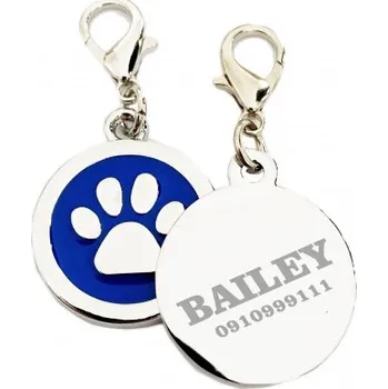 Přívěsek Přívěsek pro psa s gravírováním - tlapka