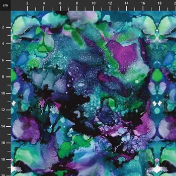 US 999-603 Tiffany Swan lake bavlněná látka patchwork