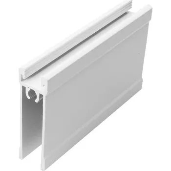 ALUPROFIL lišta dolní 10 mm bílá lesk Délka: 3 m