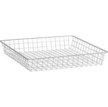 Nábytkové kování Výsuvný šatní koš 40x45x8,5 cm šedý