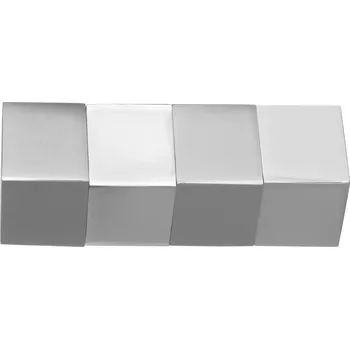 Příslušenství pro garnýž Dekodum Koncovky garnýží Magnum ocelový efekt 19 mm - 2 ks