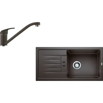 Granitový dřez Blanco set FAVUM XL 6 S + DARAS SILGRANIT-Look Barva: hnědá, Označení: Kávová