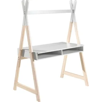 Psací stůl Bílý lakovaný psací stůl Vipack Kiddy 110 x 60 cm