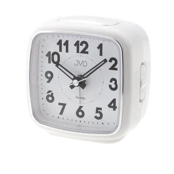 Budík Analogový netikající tichý ručkový budík JVD SRP878.3 (na baterii)