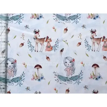 EU 999-330 Malá dáma vícebarevná bavlněná látka patchwork