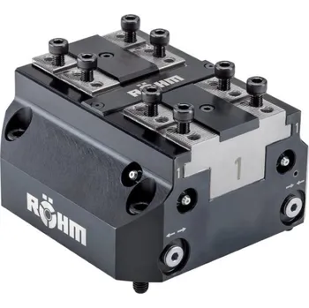 Svěrák Hydraulicky ovládaný středový svěrák KZS-HG 100 mm, ozubení 1,5 x 60°, velký zdvih čelistí