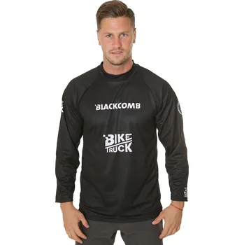cyklistický dres dres Blackcomb DH LS - Black S