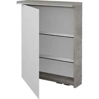 Zrcadlo DŘEVOJAS jednodveřová galerka s LED osvětlením ASTON GAOE 60 Barevné provedení: D21 Tobacco + doprava zdarma + při platbě převodem sleva