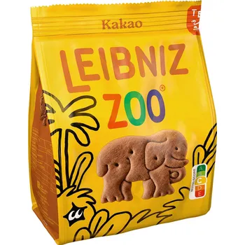 LEIBNIZ KAKAOVÉ SUŠENKY ZOO KAKAO 125g NĚMECKO!