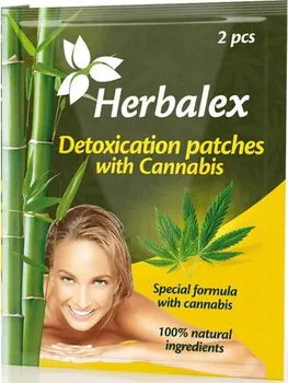 Náplast Herbalex detoxikační náplast s konopím 2 ks