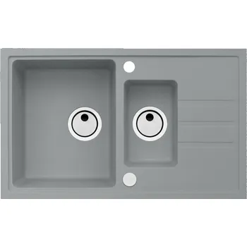 Granitový dřez Kuchyňský dřez ALVEUS Intermezzo 70: Barva: Šedá, Označení: Beton + Dárek