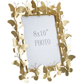 Zlatý fotorámeček Mauro Ferretti Letizia, 38x35x15cm