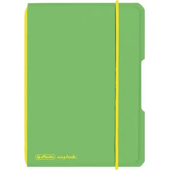 Sešit Herlitz sešit flex A6 40 listů čtverečkovaný PP zelený