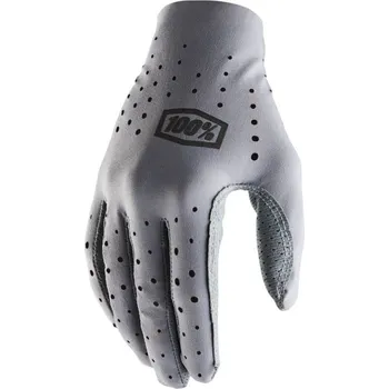 Cyklistické rukavice Rukavice cyklistické pánské 100% SLING Bike Gloves Grey - S