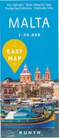 Malta: Easy Map - Nakladatelství KUNTH [DE] (2019)