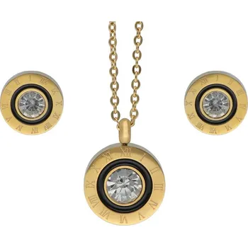 Souprava šperků Doria Set šperků z oceli zlatý K329