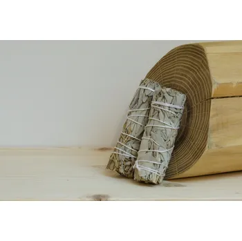 Čajovna Šalvěj Bílá (Kalifornie), vykuřovací svazek Mini - 10 cm, zvýhodněná sada 2 kusů