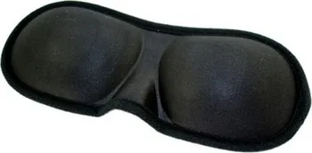 Škraboška na spaní KiK 3D maska na spaní černá