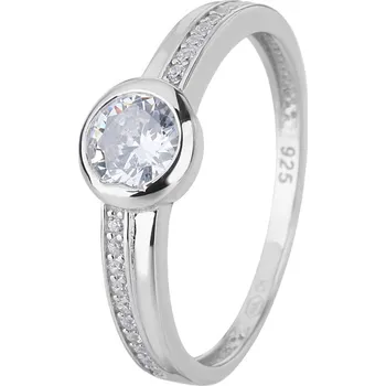 Prsten Bealio BEALIO Stříbrný prsten SOLITÉR něžný Velikost prstenu: 60 03-09520-1211