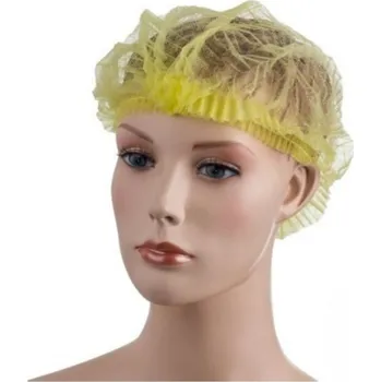 Čepice jednorázová PD CLIP 100 ks žlutá L