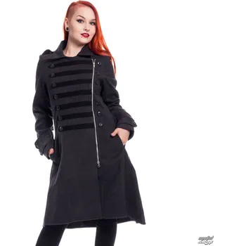 Dámský kabát kabát dámský POIZEN INDUSTRIES - DARK ROMANCE - GREY