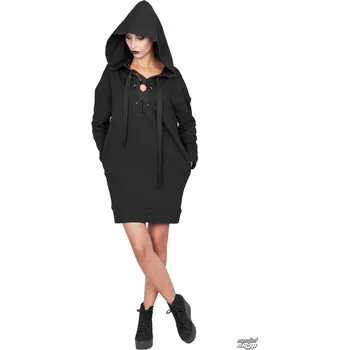 Dámská mikina mikina s kapucí dámské - BLACK - AMENOMEN - DESIRE-039 - M