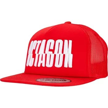 Kšiltovka Snapback Octagon Mesh red velikost: Unisex