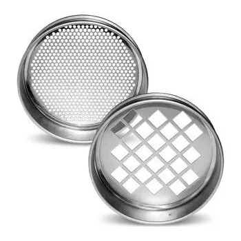 Plech Síto analytické Retsch 305 x 40 mm, třídicí médium děrovaný plech, nerezový rám, dle ISO 3310-2, Tvar otvorů: Čtvercový, Velikost otvorů [mm]: 9,00