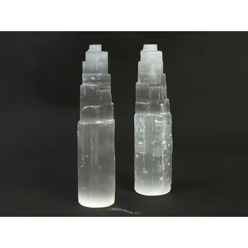 Přírodní kámen Selenit přírodní špice cca 21cm