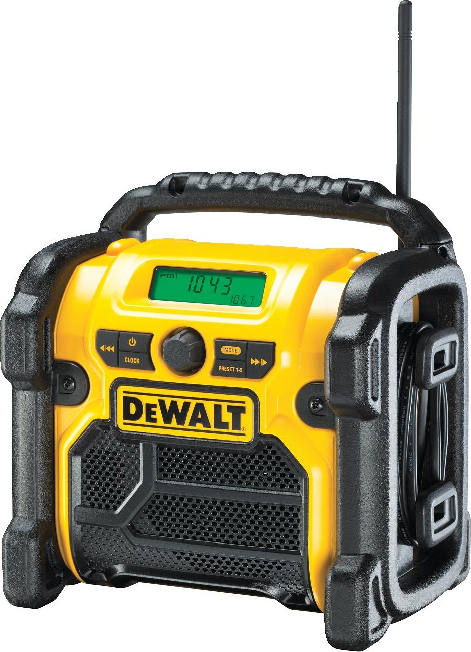 Aku stavební rádio 10,8-18V / 220V DCR019 DeWALT ( bez akumulátoru )