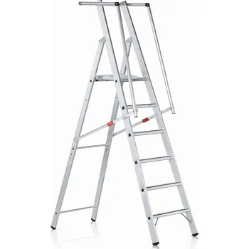 Žebřík Z600 ZAP Stupňový žebřík s velkou plošinou 2,49 m