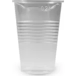 WIMEX Kelímek průhledný 0,2 l 15 ks