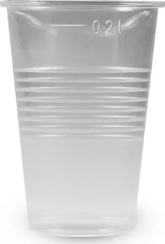 Jednorázové nádobí WIMEX Kelímek průhledný 0,2 l 15 ks