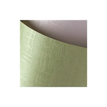 Barevný papír Ozdobný papír Satina zelená 20ks A4
