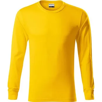 Pánské tričko MALFINI Triko unisex Resist LS žlutá XL