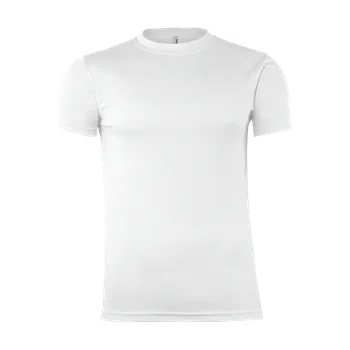 Unisex funkční triko Montana sportovní bílé XXL