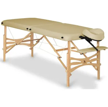 Masážní stůl Skládací masážní lehátko HABYS® Panda černá (#15) - Vinyl Flex, Velikost a barva rámu: 180x60cm - buk světlý od 180*60 cm | od 12,5 kg | 6 barev