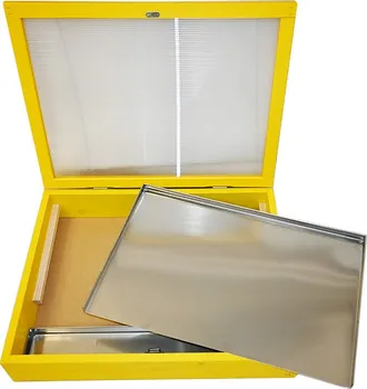 JaHan Sluneční tavidlo na vosk polykarbonát/nerez 74,5 x 54 cm